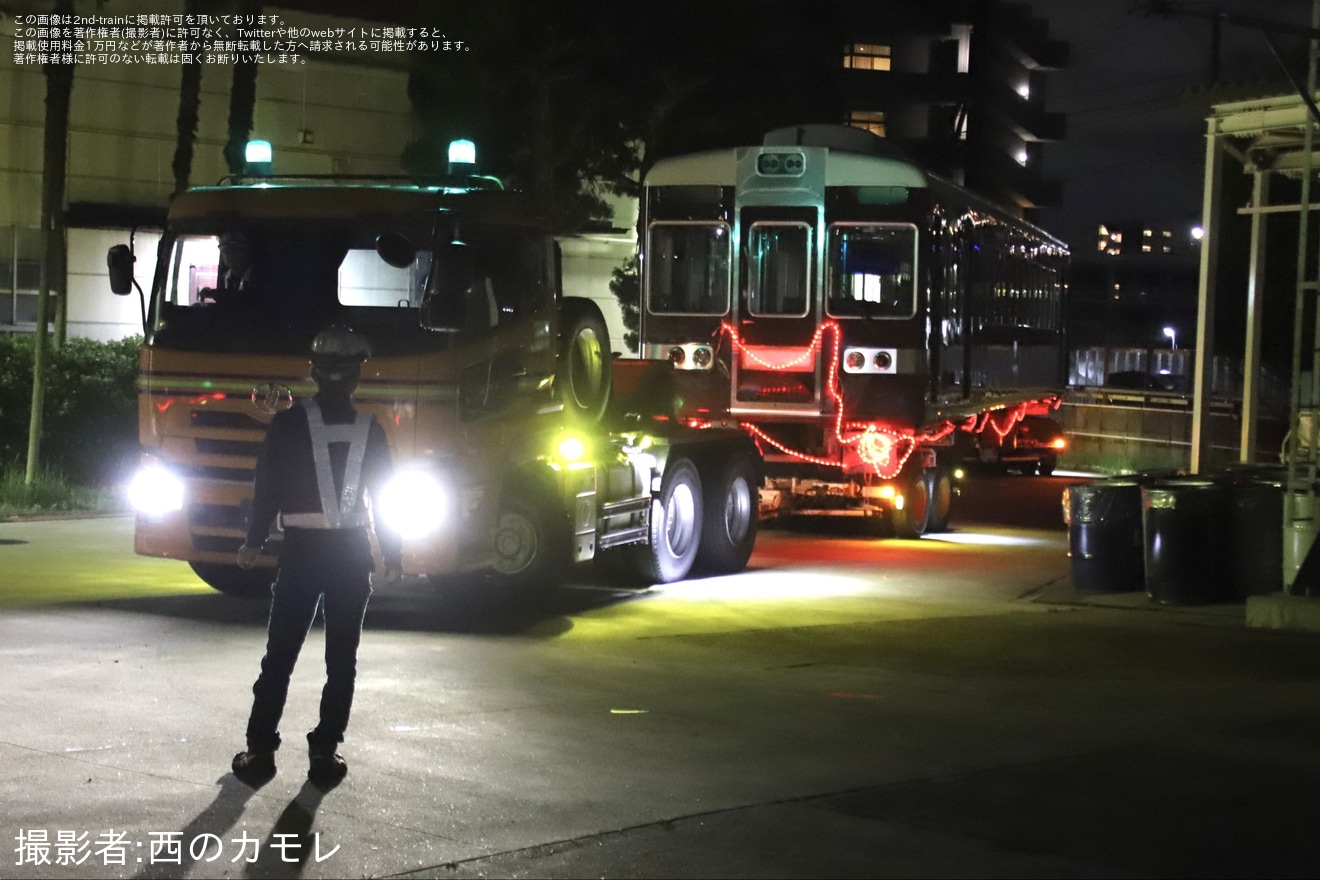 【阪急】6300系6353Fが廃車・解体のため陸送の拡大写真