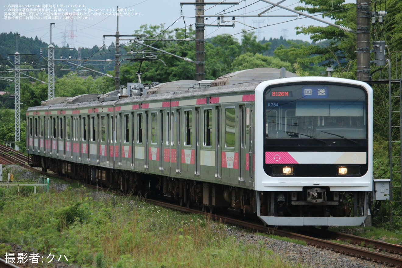 【JR東】E501系「さきがけ」郡山総合車両センター展示返却回送の拡大写真