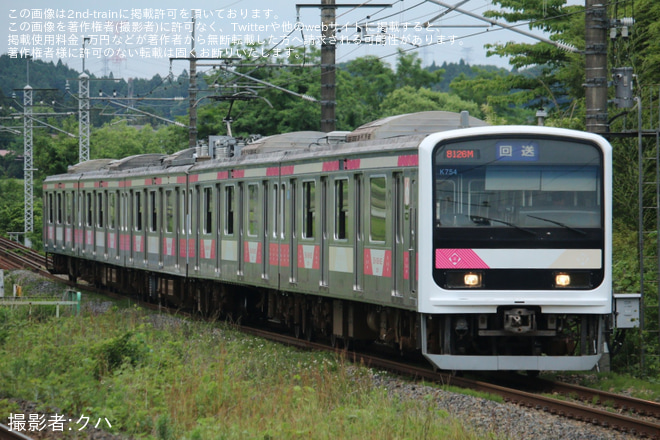 【JR東】E501系「さきがけ」郡山総合車両センター展示返却回送 - 片岡～蒲須坂間にて撮影