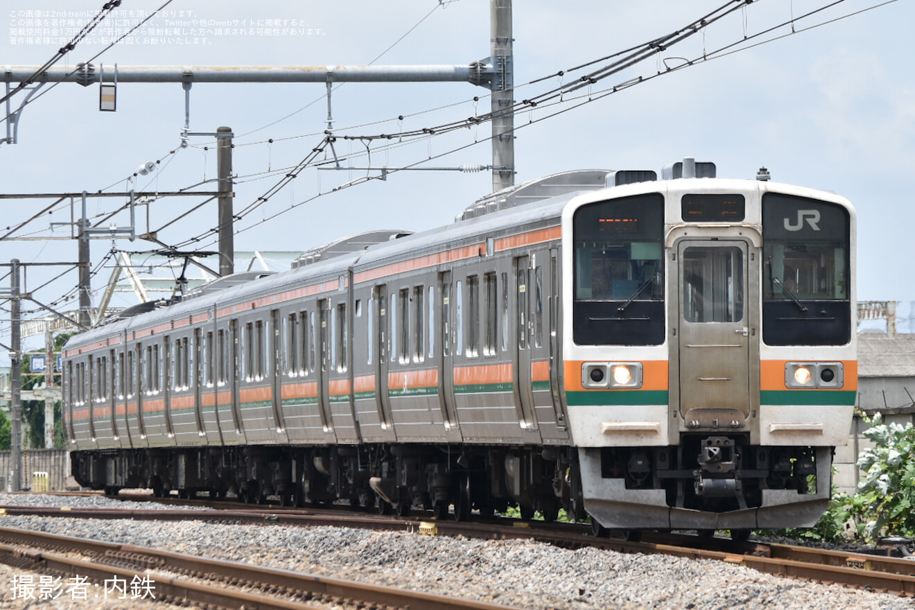 【JR東】211系 A33編成大宮総合車両センター入場回送の拡大写真
