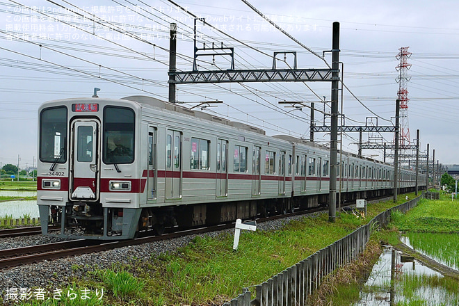 【東武】30000系31602F+31402F川越整備所出場試運転（2枚目）