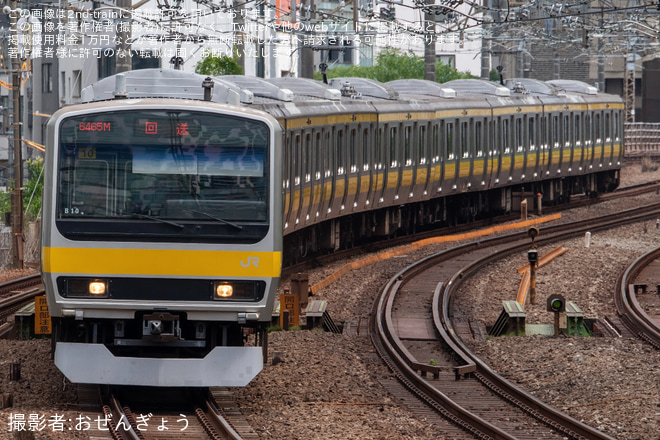 【JR東】E231系ミツB10編成 東京総合車両センター出場回送 - 渋谷～恵比寿間にて撮影