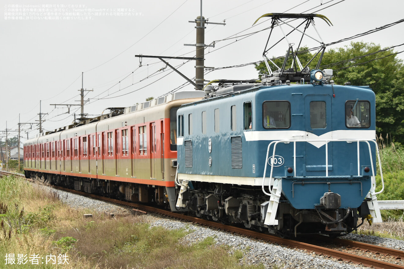 【東武】8000系81107Fが南栗橋工場へ入場回送の拡大写真