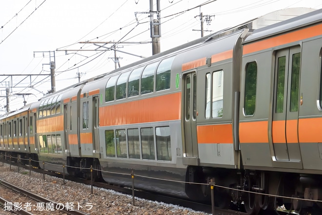 【JR東】E233系T18編成が長野総合車両センターへ入場回送（2枚目）