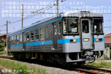 【JR四】1000形気動車1004号車が検査を終えて多度津工場出場試運転