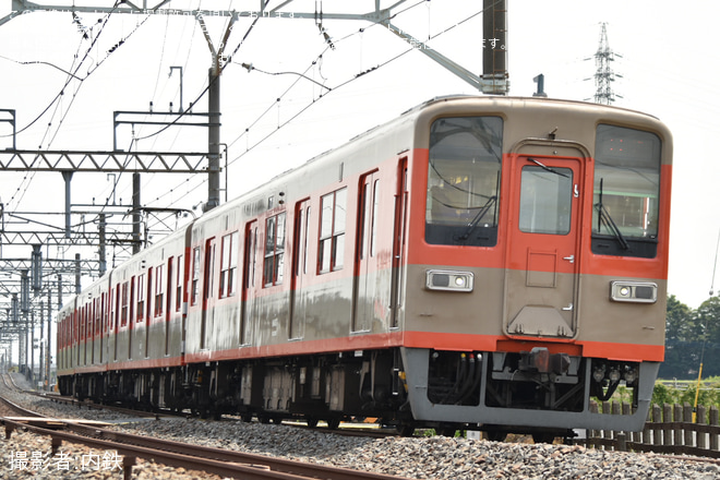 【東武】8000系81107Fが南栗橋工場へ入場回送 - 幸手～南栗橋間にて撮影