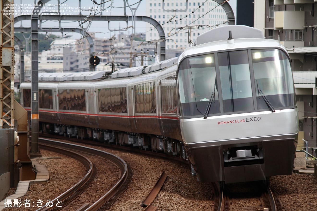 【小田急】30000形30252Fが大野総合車両所出場試運転の拡大写真