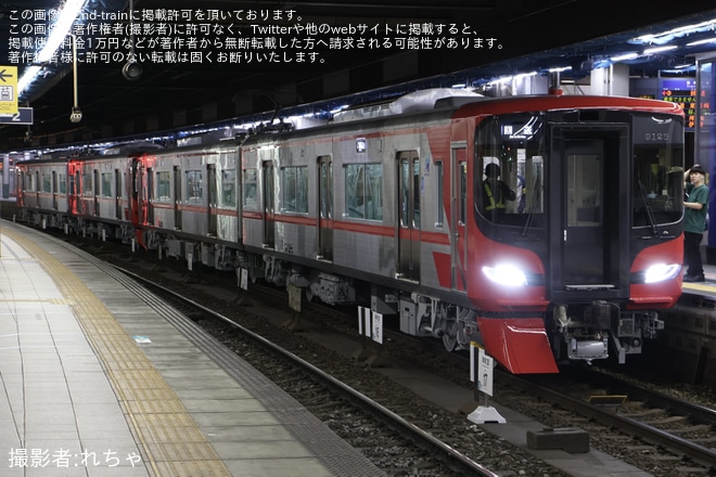 【名鉄】9100系9128F+9129Fが舞木検査場へ回送（1枚目）