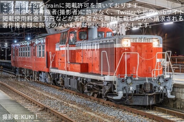 【JR西】キハ47-1022が後藤総合車両所を出場し配給輸送