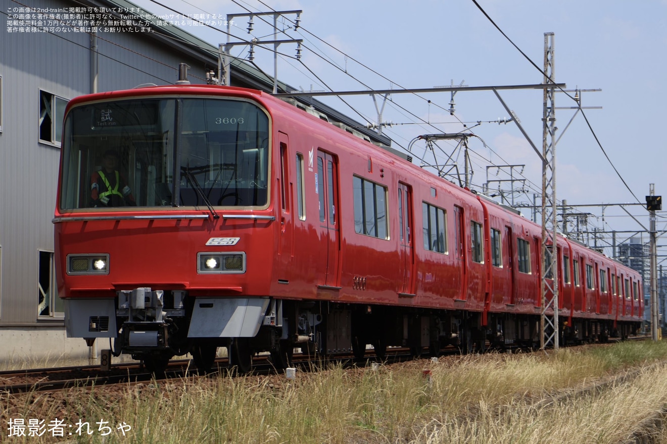 【名鉄】3500系3506F舞木検査場出場試運転 (202606)の拡大写真