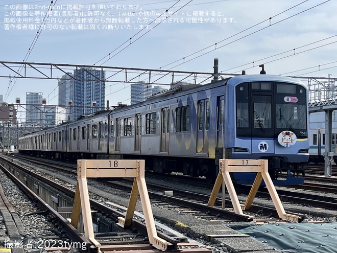 【横高】Y512Fが休車札を掲出し元住吉検車区に留置を不明で撮影した写真