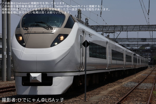 【JR東】「651系電車オマージュカラー車両撮影会」開催 - いわき駅にて撮影
