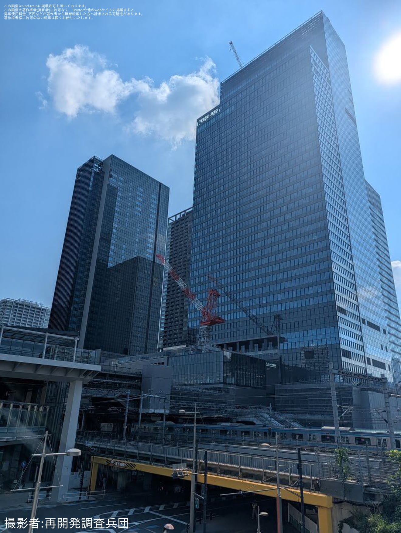 【東モノ】モノレール浜松町駅新駅舎の一部が使用開始の拡大写真