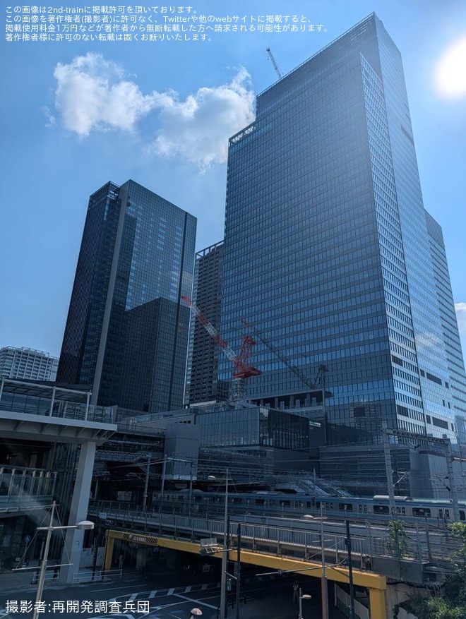 【東モノ】モノレール浜松町駅新駅舎の一部が使用開始 - 浜松町駅にて撮影