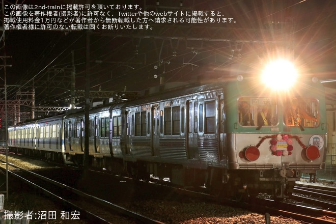 【上毛】700形711Fが北館林へ廃車回送（1枚目）