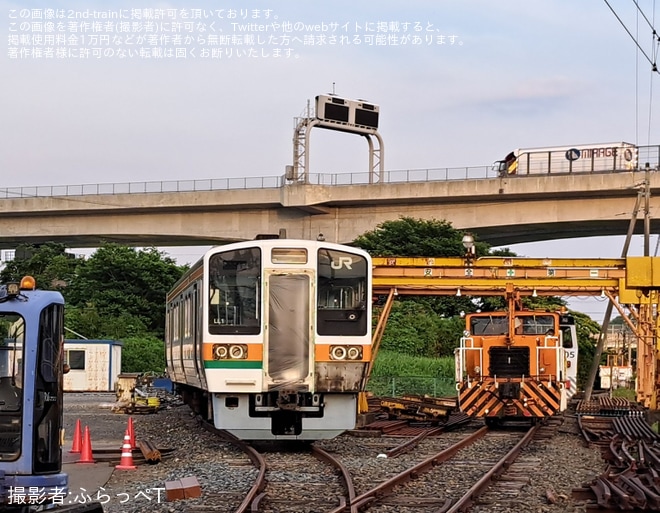 【三岐】211系LL1編成が部品取りに（1枚目）