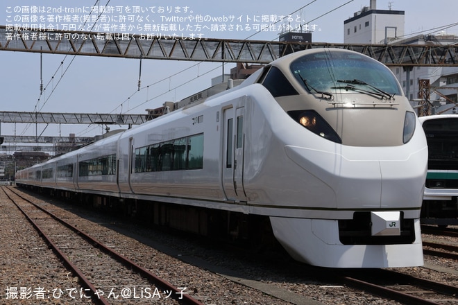 【JR東】「651系電車オマージュカラー車両撮影会」開催 - いわき駅にて撮影