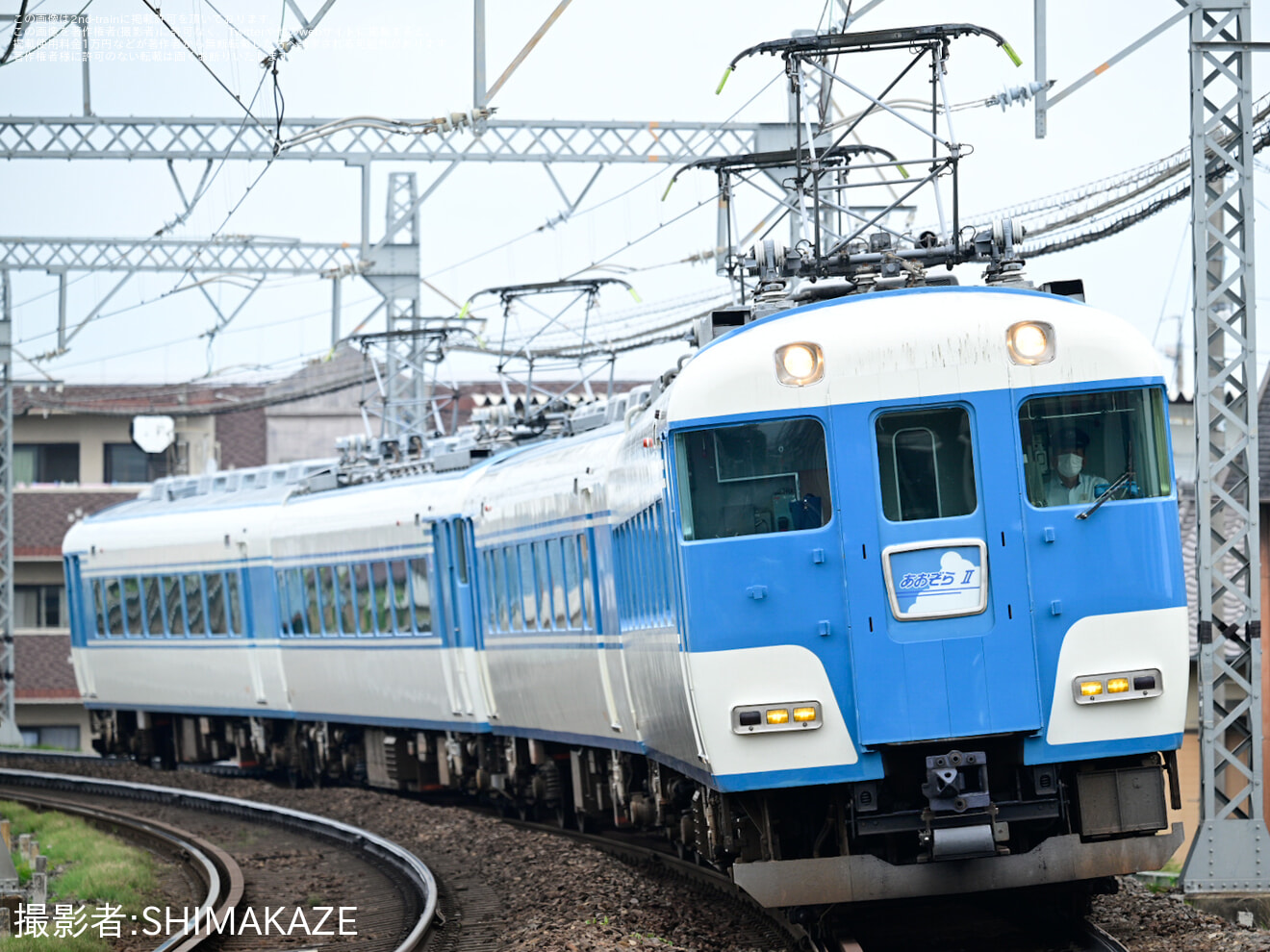 近鉄】15200系PN07+PN10「あおぞらII」を使用した団体貸切列車が運転