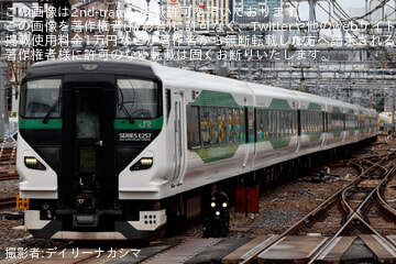 【JR東】E257系5000番台OM92編成を使用したハンドル訓練