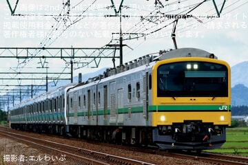 【JR東】E131系200番台ナノN6編成+ナノN5編成が越後石山から配給輸送