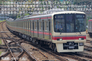 【京王】8000系8704F 若葉台工場出場試運転