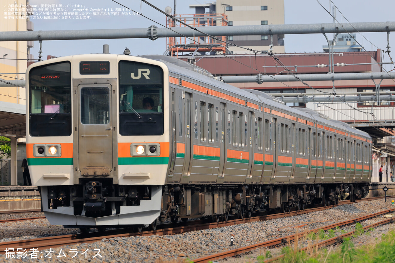 【JR東】211系タカA30編成 大宮総合車両センター出場回送の拡大写真