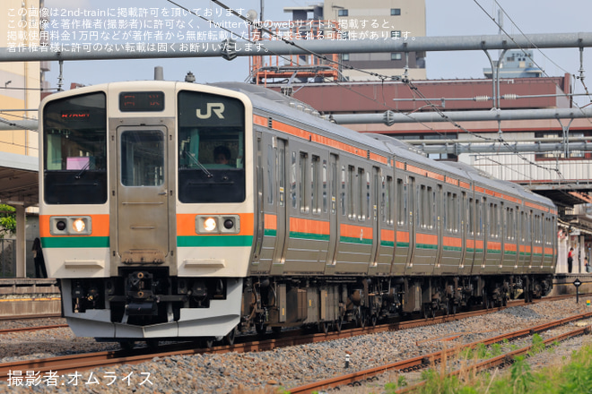 【JR東】211系タカA30編成 大宮総合車両センター出場回送 - 鴻巣駅にて撮影