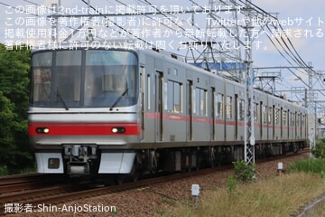 【名鉄】5000系5007Fに「5700・5300系デビュー40周年記念」系統板