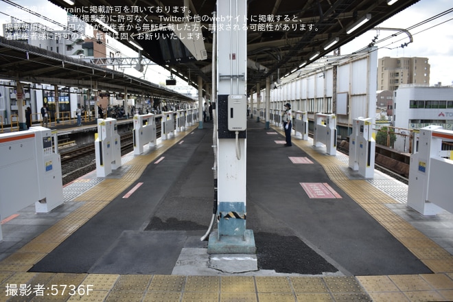 【JR東】中央快速線 阿佐ヶ谷駅にホームドアが設置を阿佐ヶ谷駅で撮影した写真