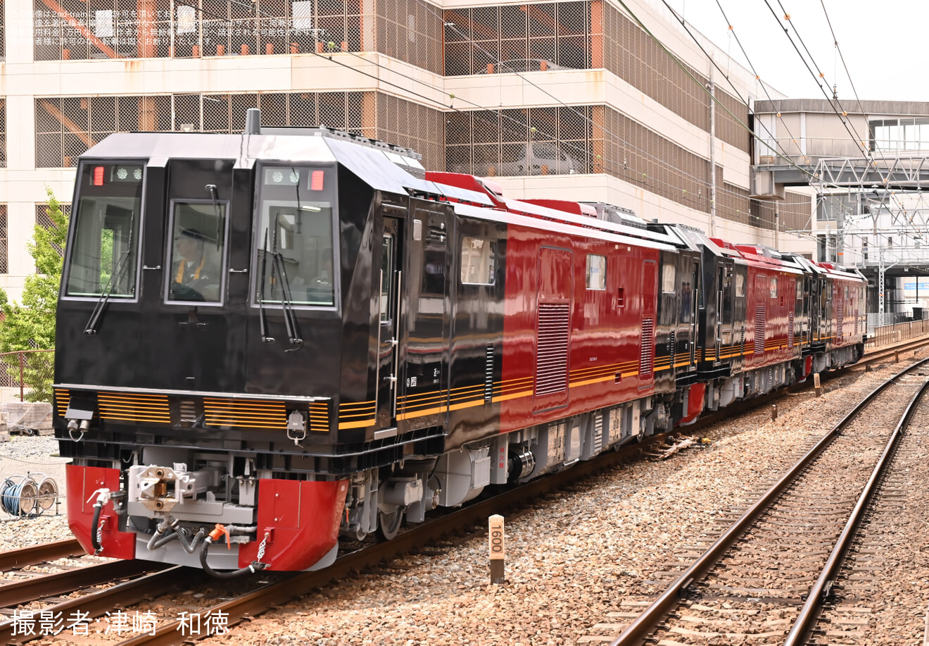 【JR西】DEC743形が近畿車輛を出場し試運転の拡大写真