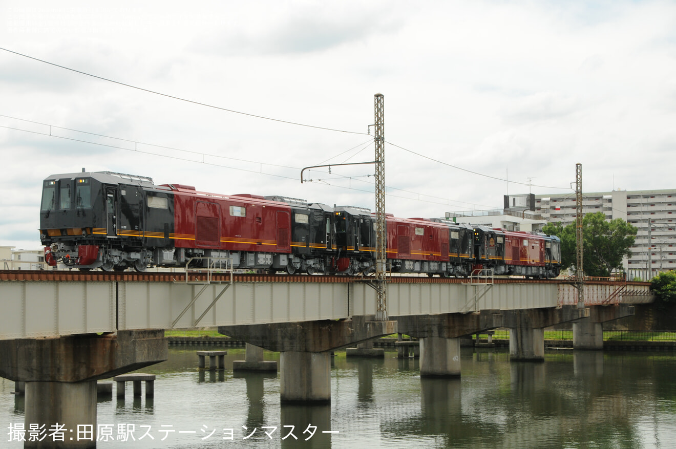【JR西】DEC743形が近畿車輛を出場し試運転の拡大写真