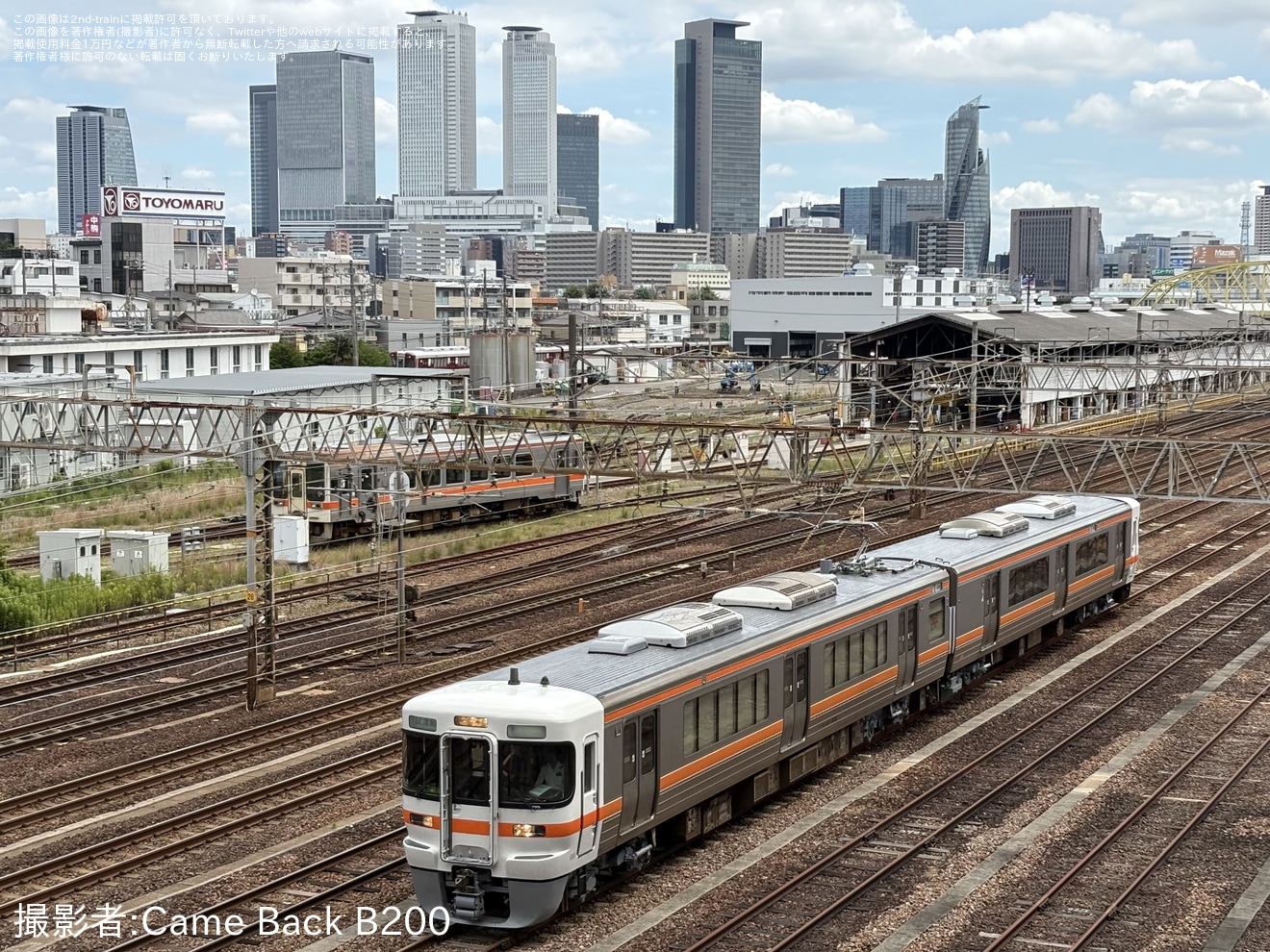 【JR海】313系K6編成が名古屋工場出場試運転の拡大写真