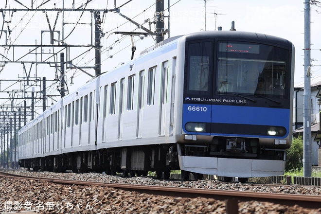 【東武】60000系61610Fが南栗橋工場へ入場回送を不明で撮影した写真