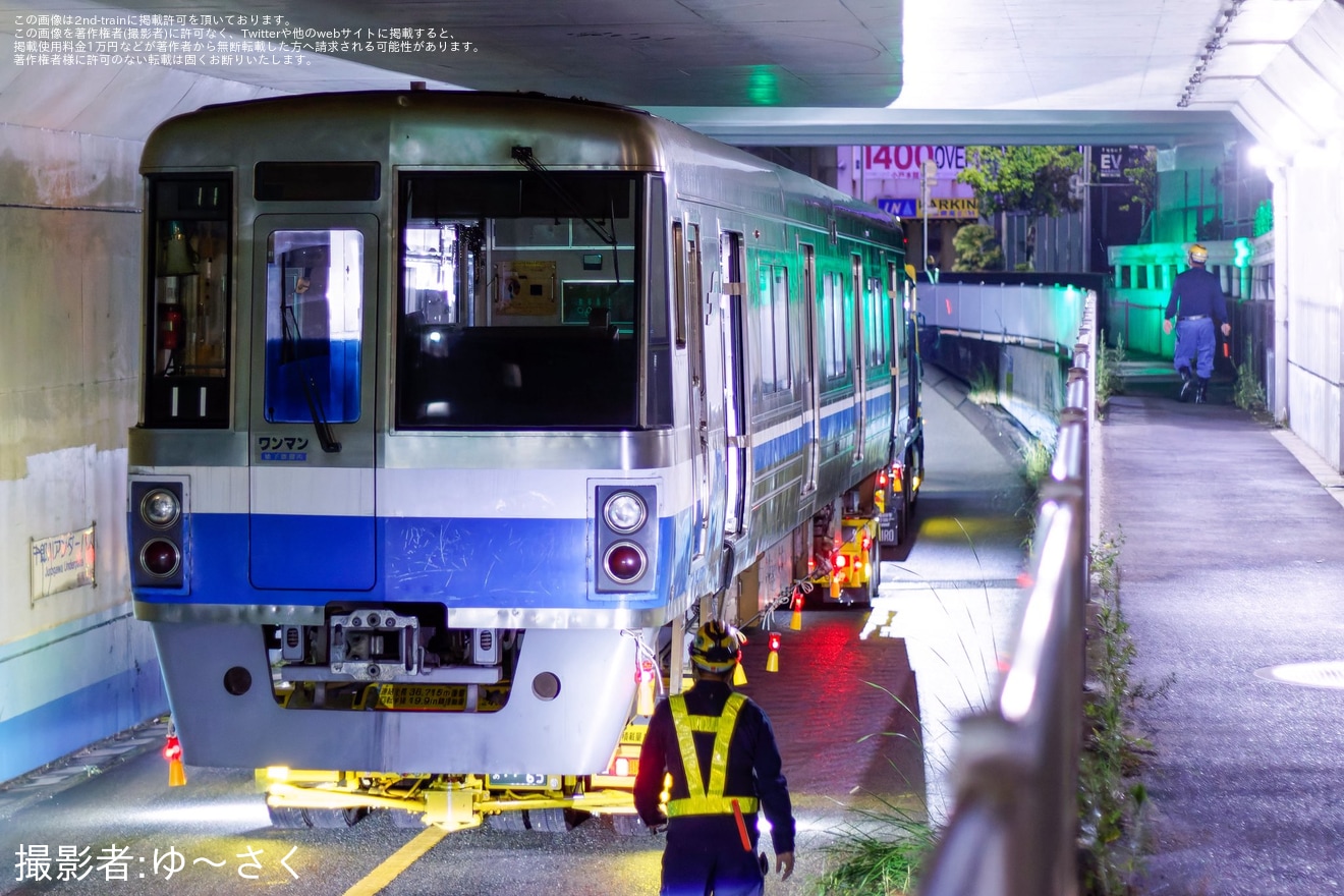 【福市交】1000N系11編成が廃車陸送の拡大写真