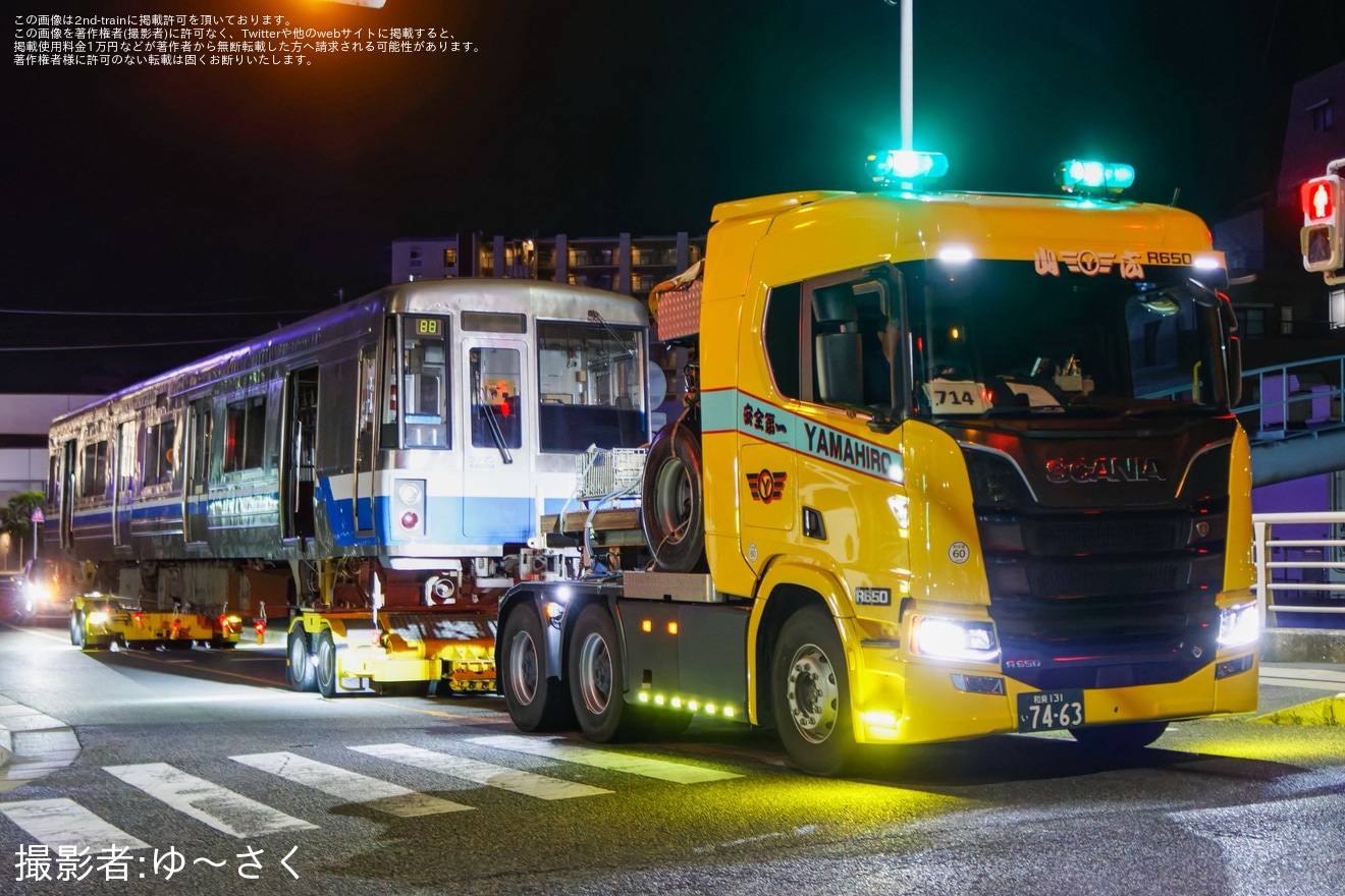 【福市交】1000N系11編成が廃車陸送の拡大写真