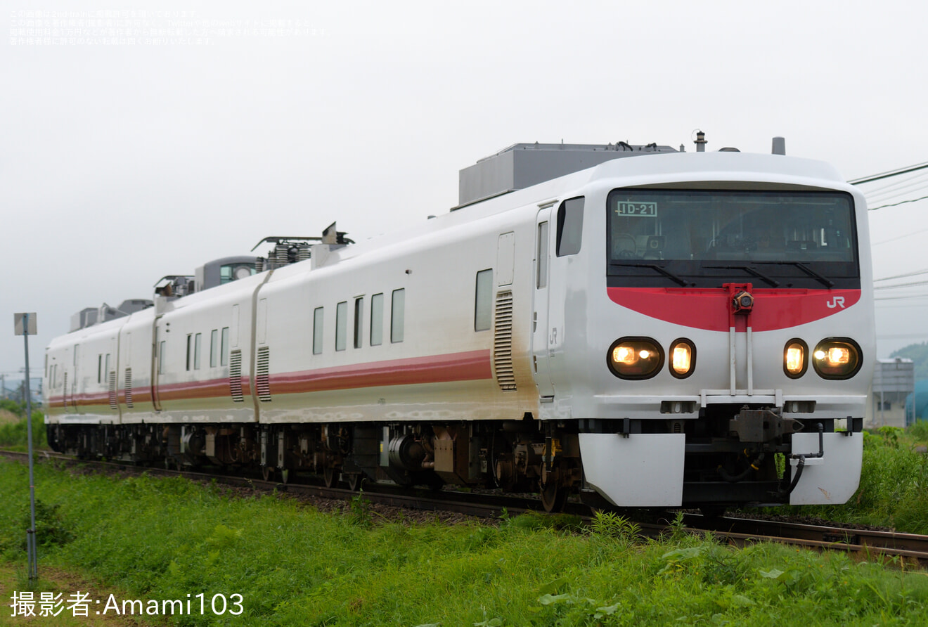 【JR北】キヤE193系「East i-D」北海道貸出で富良野線・宗谷本線検測の拡大写真