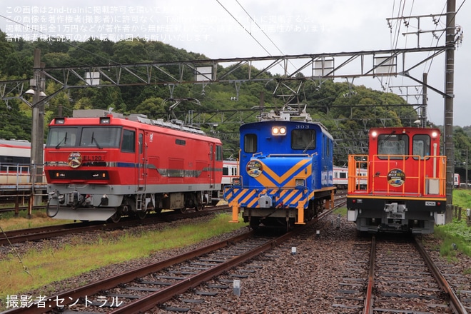【名鉄】「新旧牽引車展示会～さらばデキ、頼むぞ舞力～」開催を舞木検査場で撮影した写真
