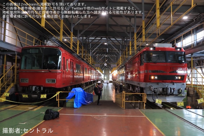【名鉄】「新旧牽引車展示会～さらばデキ、頼むぞ舞力～」開催を舞木検査場で撮影した写真
