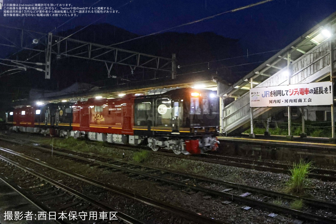 【JR西】DEC743形DEC743-1001・DEC743-7が下関方面へ回送の拡大写真