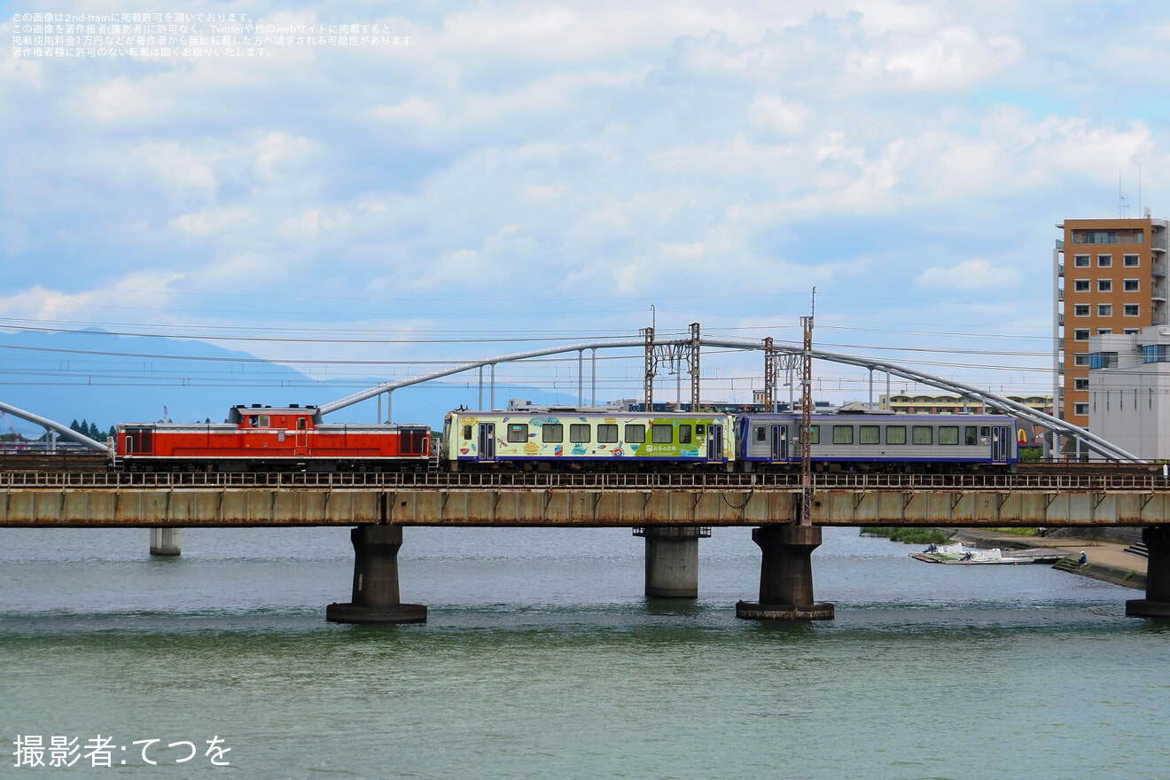 【JR西】キハ120-8+キハ120-16が吹田総合車両所京都支所へ回送の拡大写真
