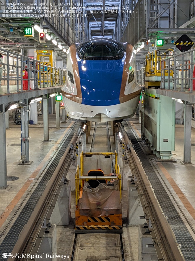 を白山総合車両所で撮影した写真