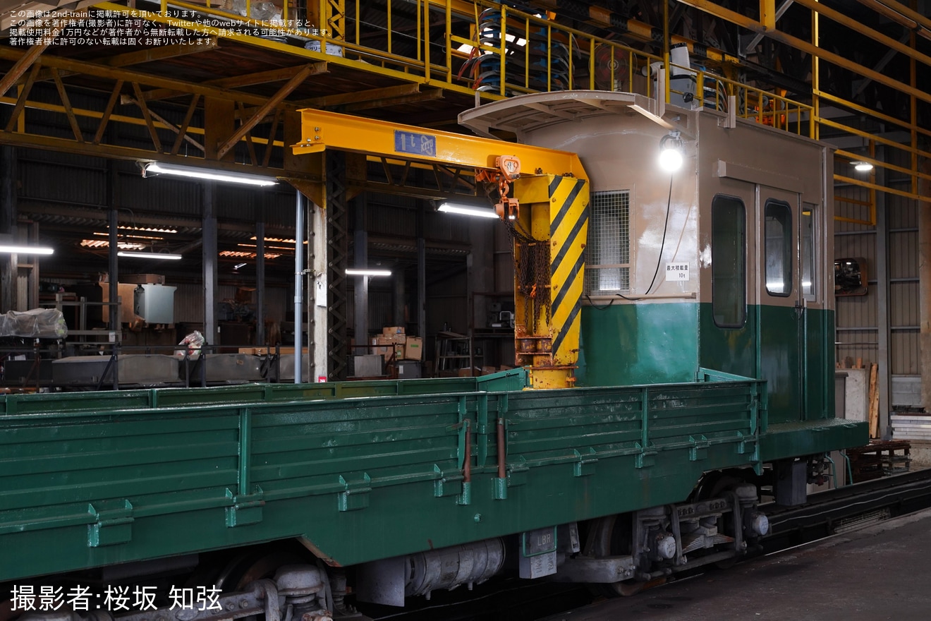 【叡電】「電動貨車デト1000形1001号車撮影会」が開催の拡大写真