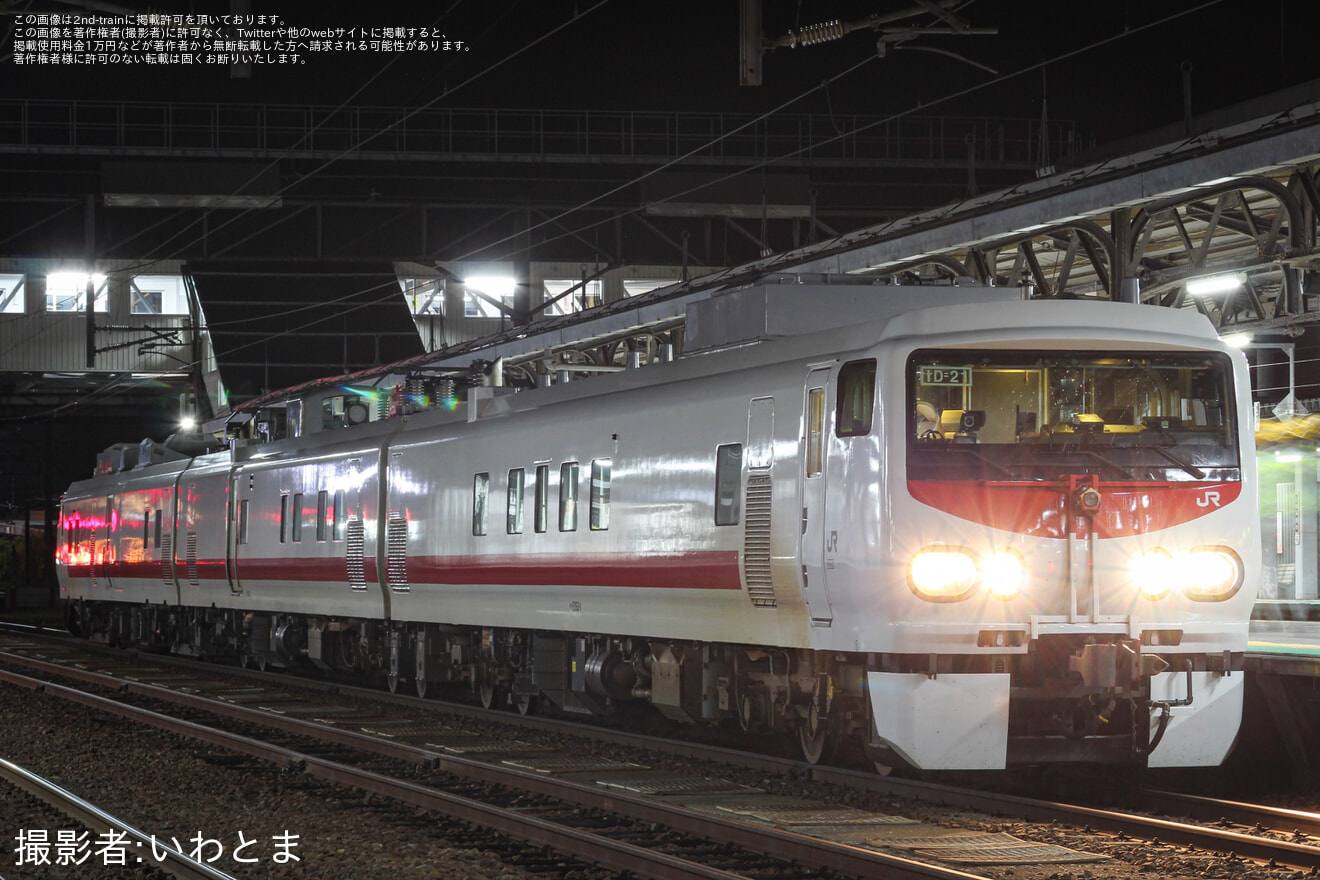 【JR北】キヤE193系北海道貸出による室蘭本線(岩見沢〜沼ノ端間)検測の拡大写真