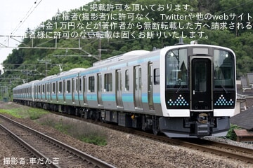 【JR東】E131系N3+N4編成性能確認試運転で東京都内へ