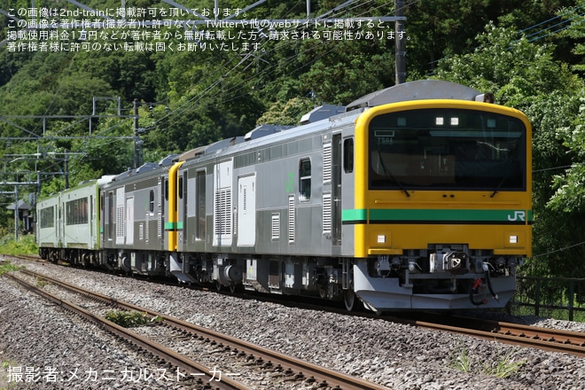 【JR東】キハ110-209・210が新津へ転属配給を不明で撮影した写真