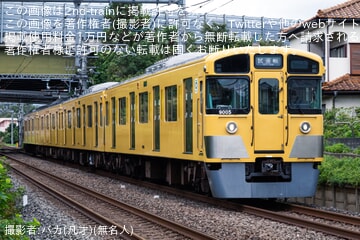 【西武】9000系9105Fが武蔵丘車両検修場を出場し試運転