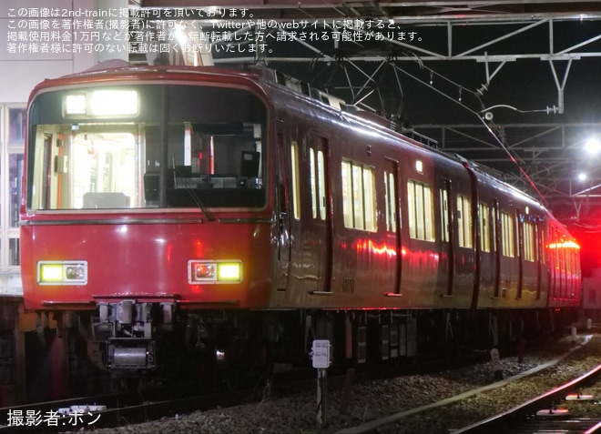 【名鉄】6800系6811F+6809F+6816Fが廃車のため大江へ回送（1枚目）