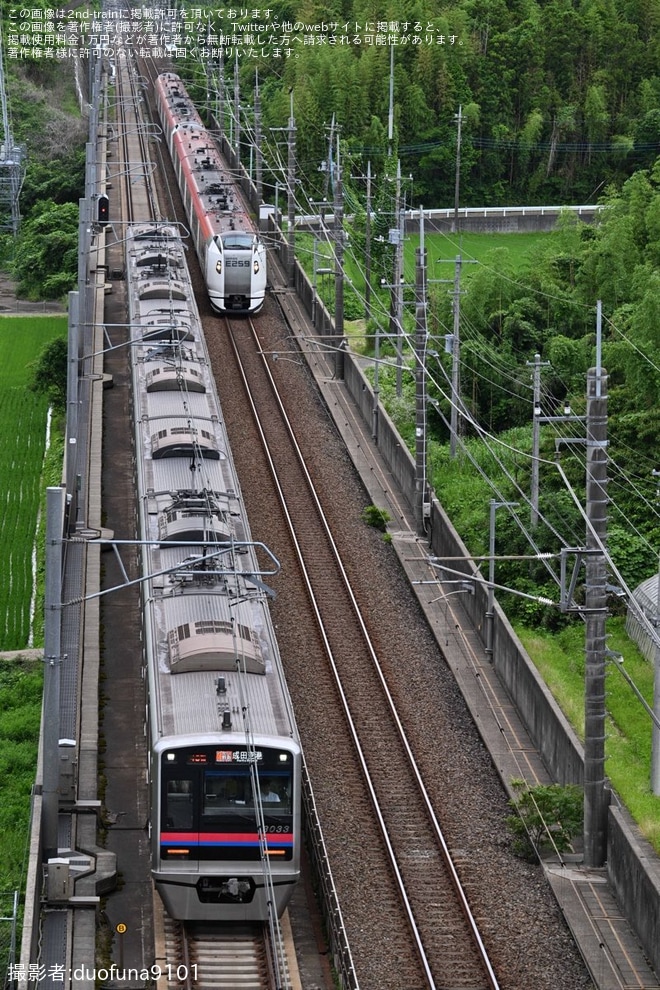【京成】3000形3033編成が都営車運用を代走しアクセス特急に充当（1枚目）