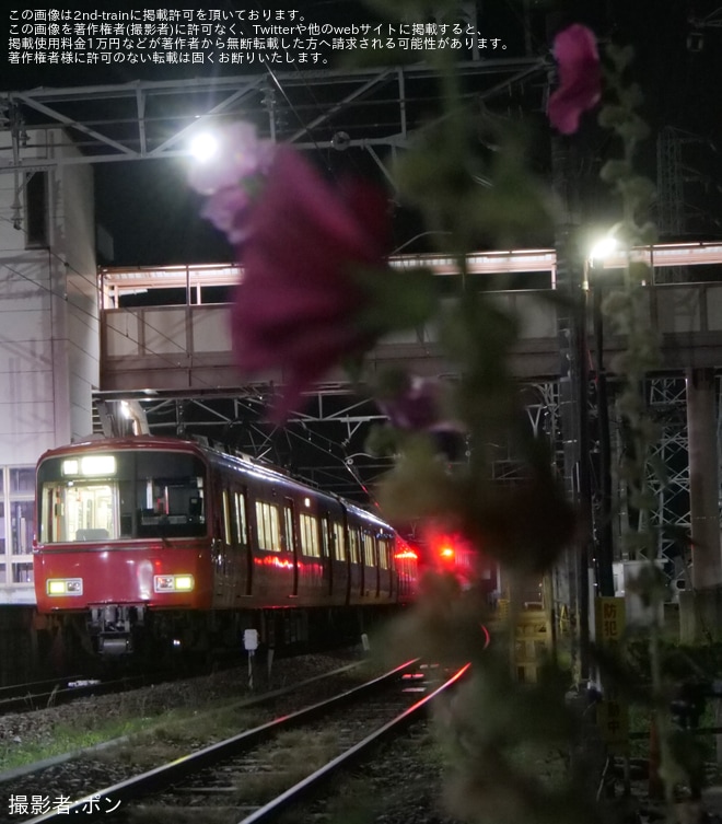 【名鉄】6800系6811F+6809F+6816Fが廃車のため大江へ回送（2枚目）
