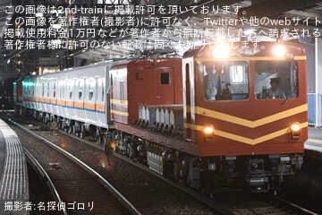 【近鉄】7020系HL22がモト75形に挟まれ五位堂検修車庫を出場